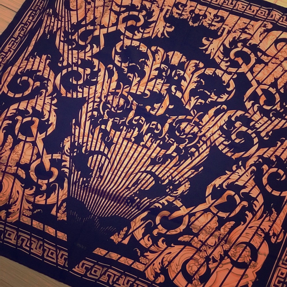 Versace Medusa Silk Scarf